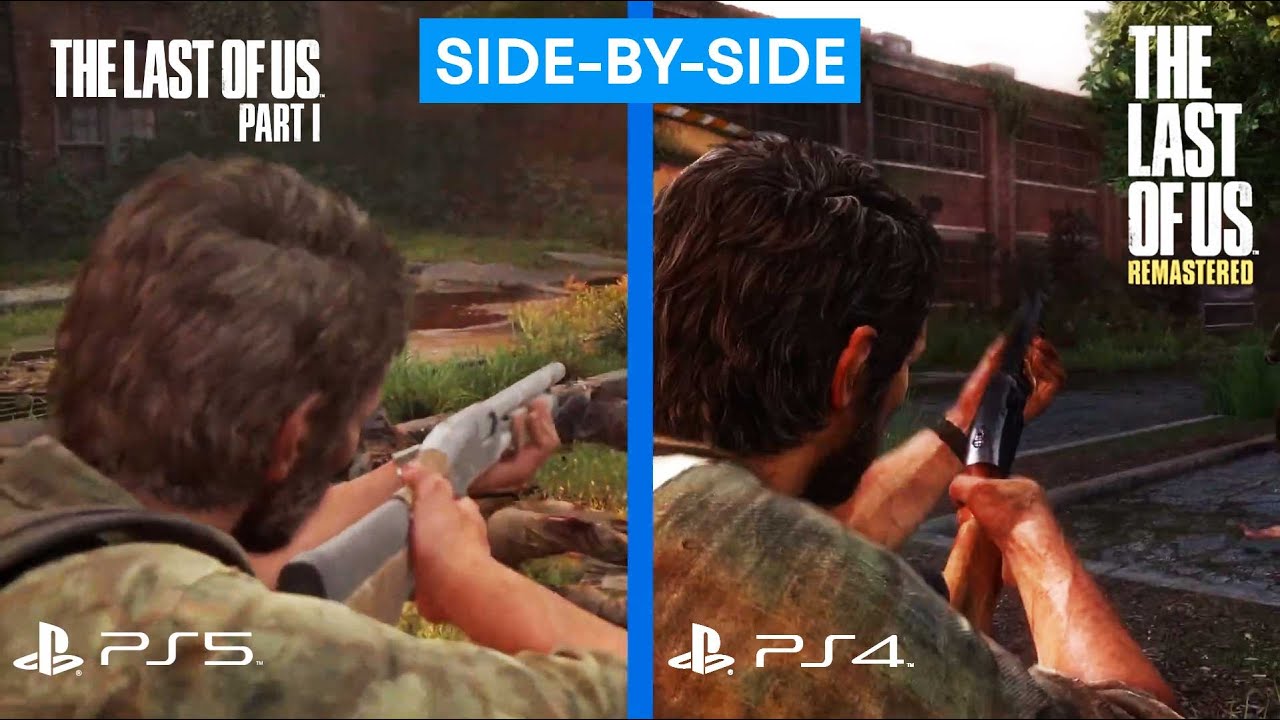 The Last Of Us 1 Remake: PS5 Vs PS4 Side-by-Side Comparison | Remake Vs Remaster