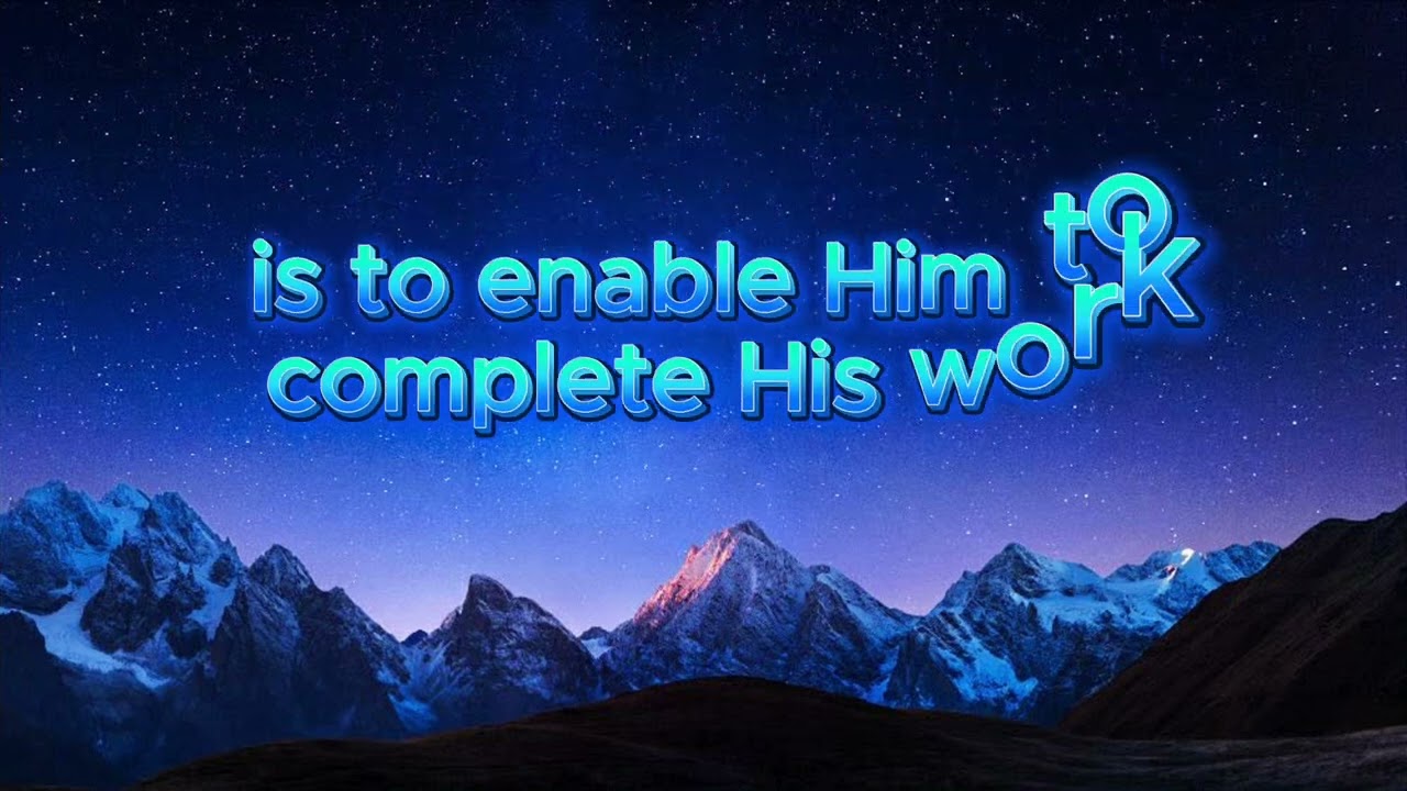 A Hymn of God's Words
Do Not Rely on Imagination
to Delimit God's Appearance