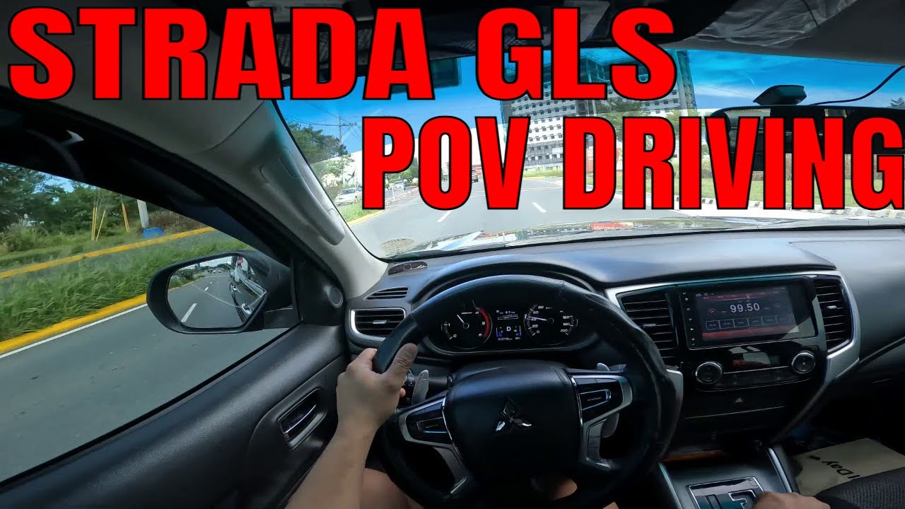 The Mitsubishi Strada 2022 GLS 4X2 POV Driving