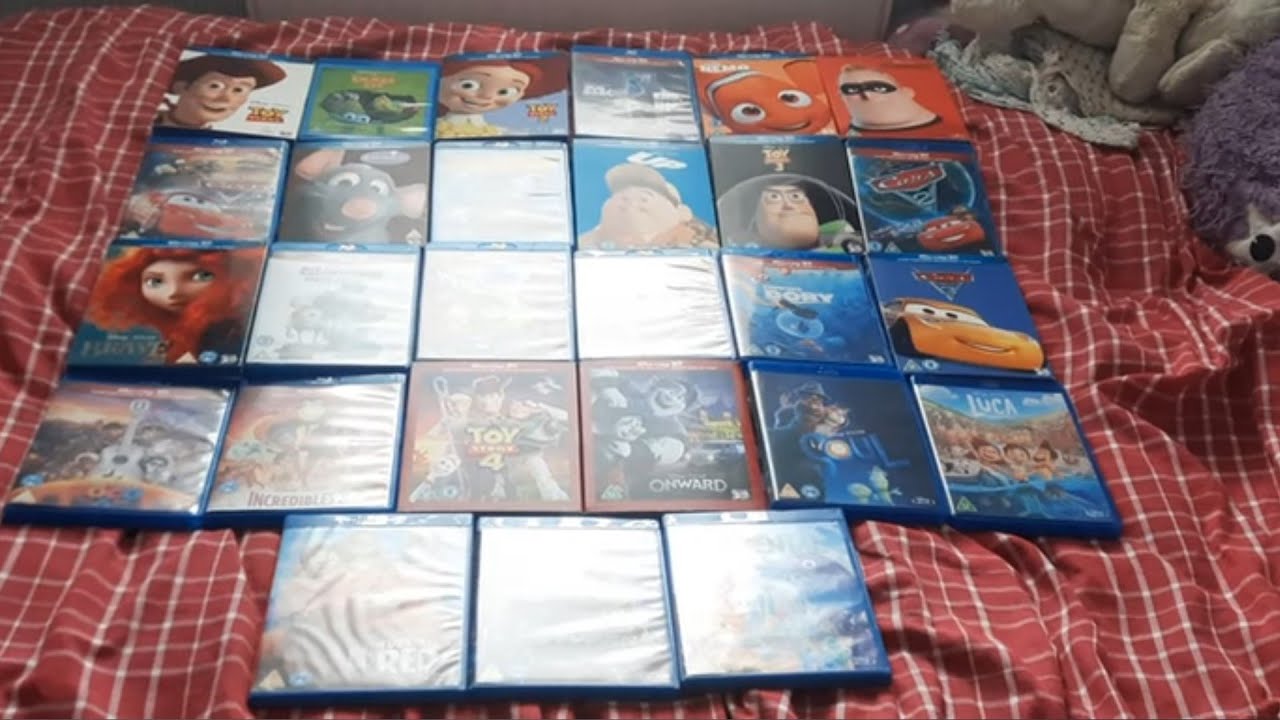 Pixar Animation Studios 27-Movie Blu-ray 3D and Blu-ray Unboxing