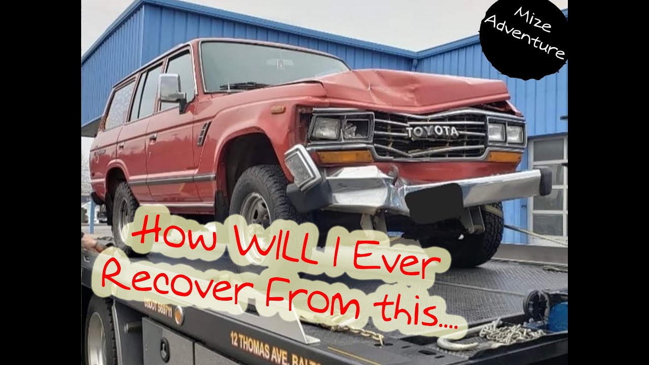 Terrible Front End Wreck  |1989 Toyota FJ62 Landcruiser | Worst Day Of My Life | CAN IT BE FIXED?