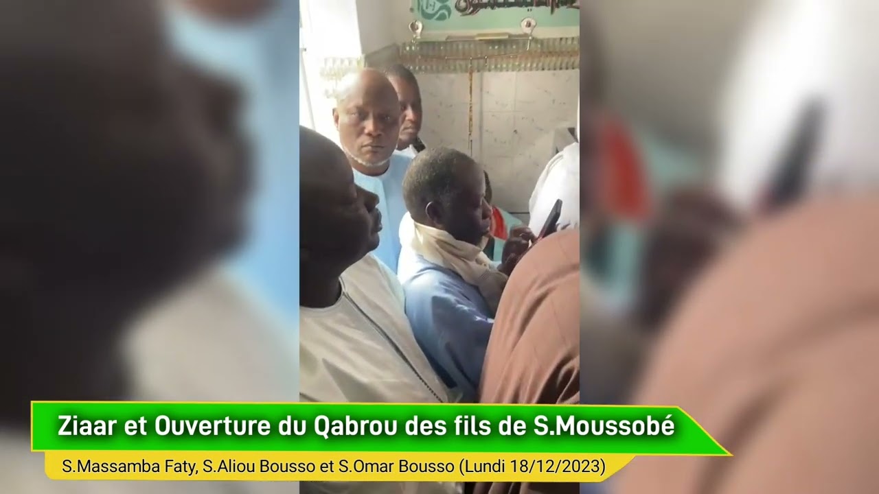 Journée visite de la Mosquée de Touba Guédé suivie l'ouverture du Mausolée des fils de S.Moussobé