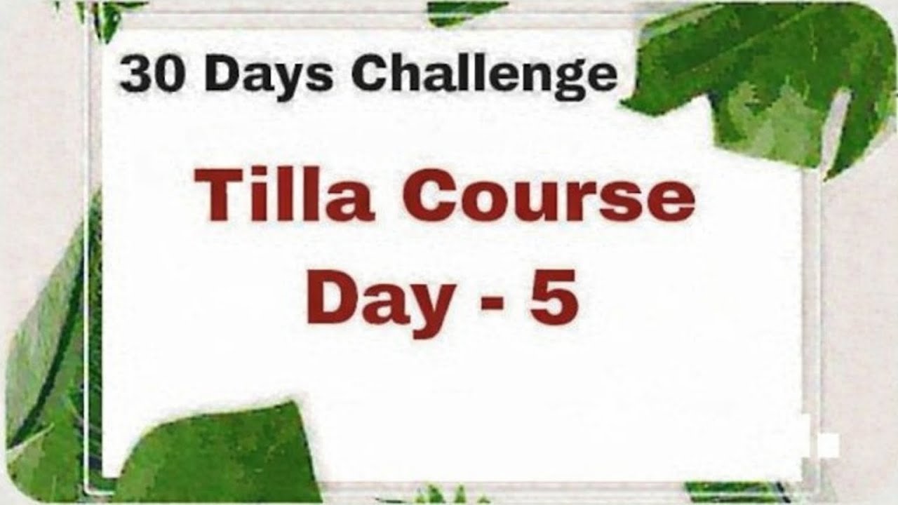 Tilla Class Day 5| Seberg Kaise Banaye|Learn Tilla Online |#tillawork