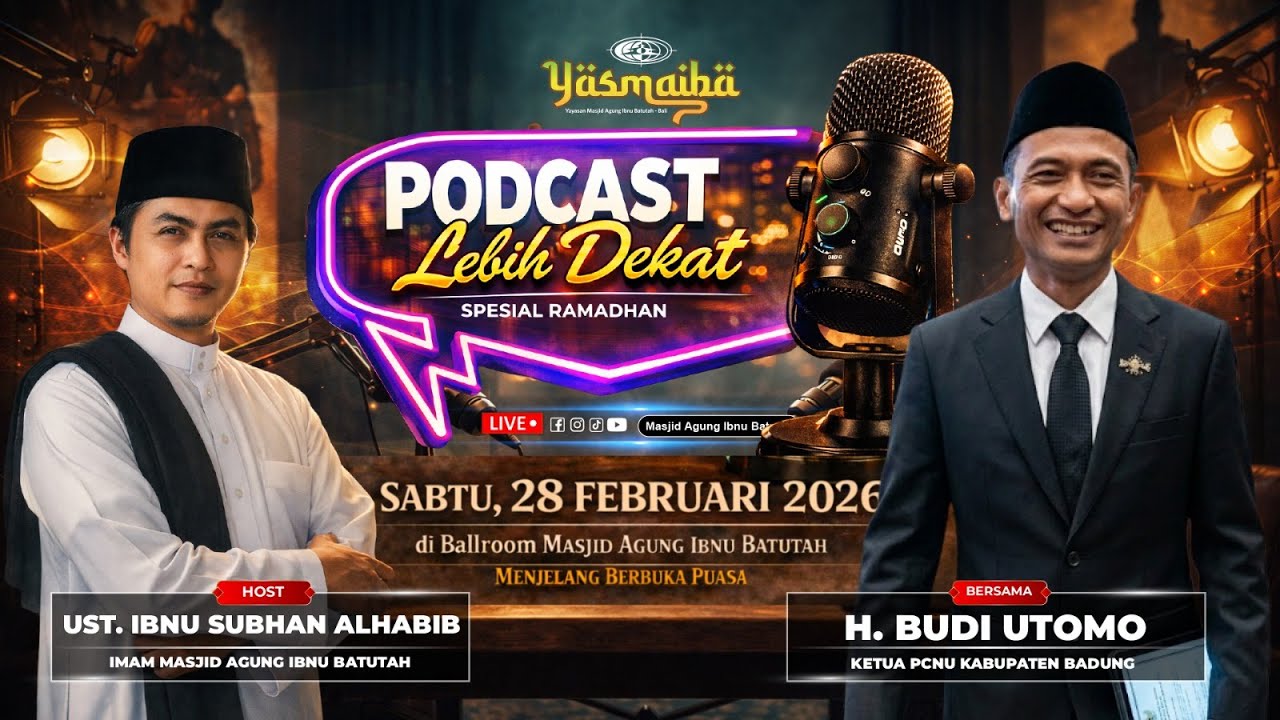 🔴 LIVE Spesial Podcast Lebih Dekat| H Budi Utomo - PCNU Badung | 28 Feb 2026