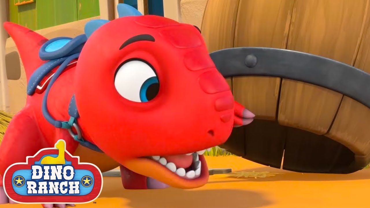 ¡Escóndete y vete dino! | Dino Ranch Español