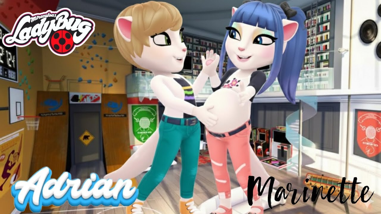 🌈 ANGELA NEW UPDATE! 🍼 Pregnant Marinette & Adrien Cosplay! (Miraculous Ladybug 🐞)