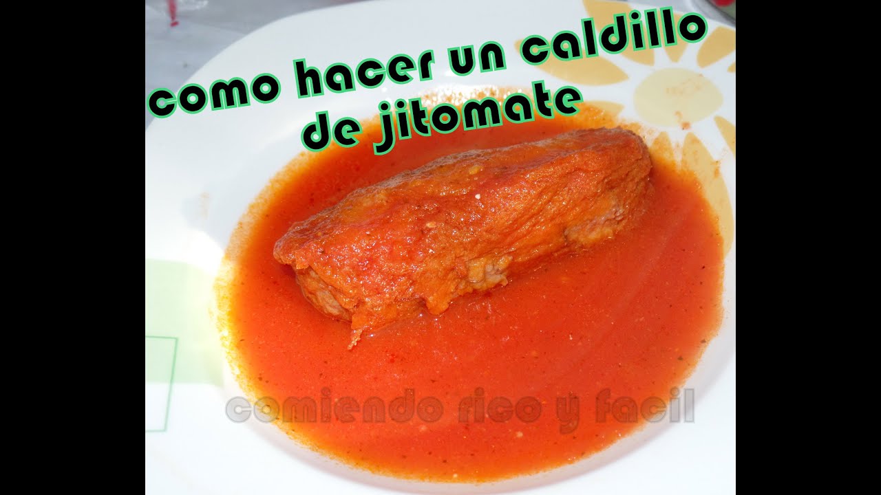 COMO HACER UN CALDILLO DE JITOMATE-SALSAS-COMIENDO RCO Y FACIL