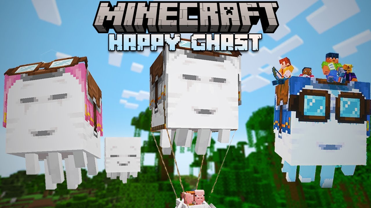 10 TIPS AND TRICKS about the HAPPY GHASTS (Minecraft 1.22)