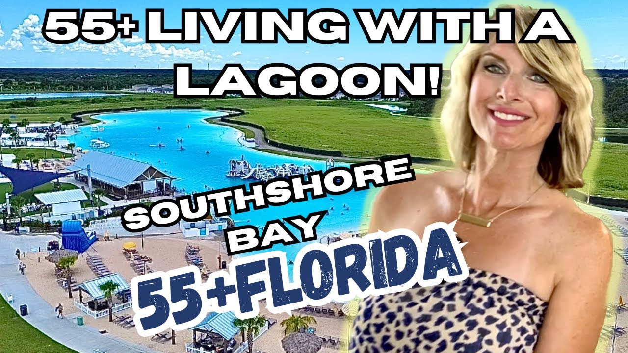 55+ Florida Living in Southshore Bay | Community tour with MASSIVE LAGOON!