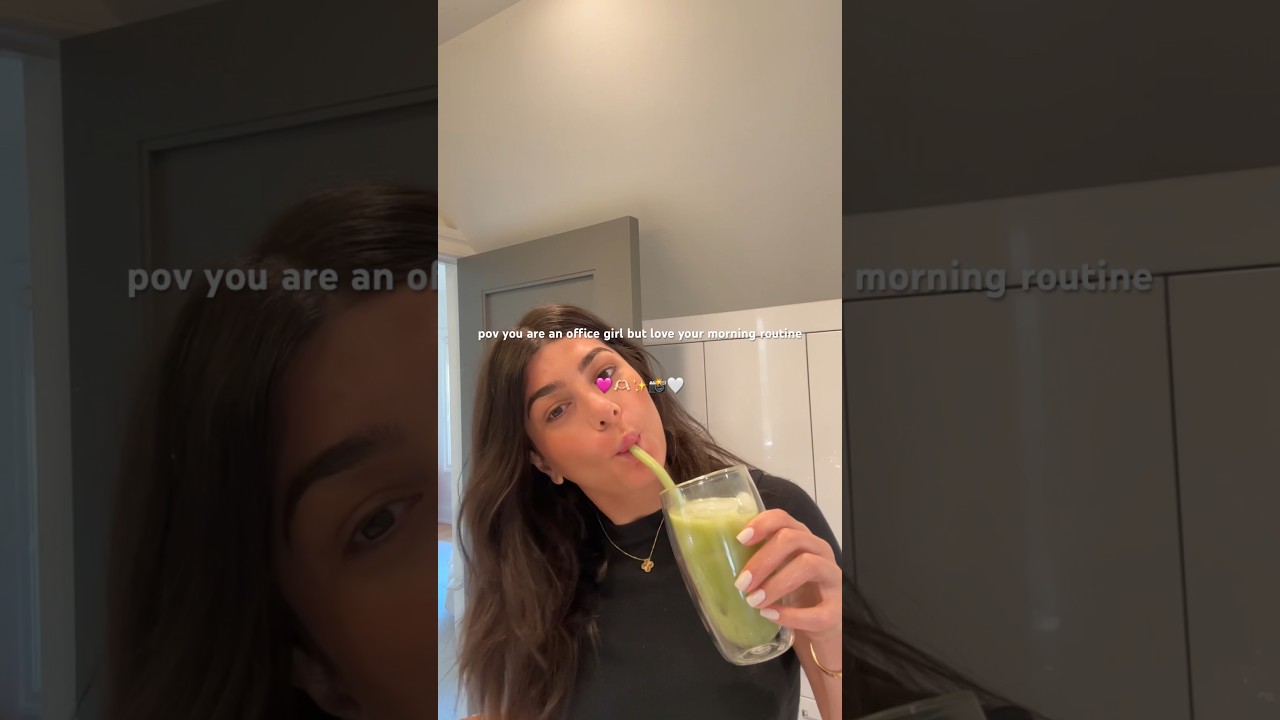 Office girl morning routine 🩷 #morningrountine #dailyroutine #dailyvlog #officelife #officeoutfit