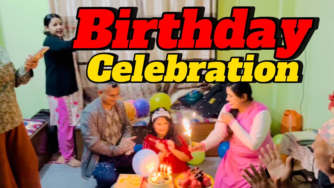 Birthday Celebration  Video Clip ||Acline lamichhane ||Happy Birthday 🎉