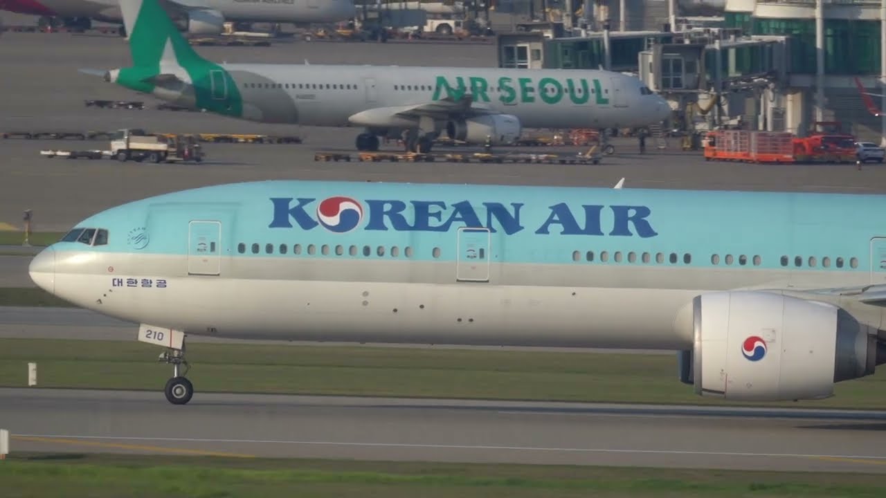 4K⎥✈️ 인천공항 25분 비행기 이착륙⎜25MINS PLANES LANDING AND TAKE OFF⎜INCHEON AIRPORT SPOTTING AIRPLANES