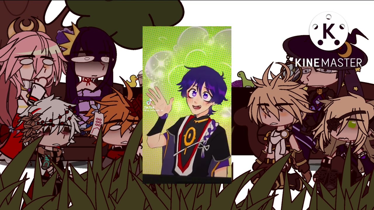 Genshin react to Scaramouche + Backstory
