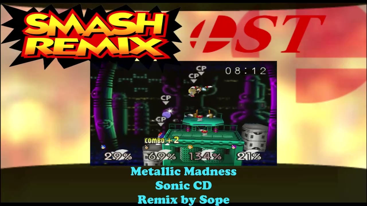 Smash Remix OST Extended - Metallic Madness (Sonic CD) by Sope