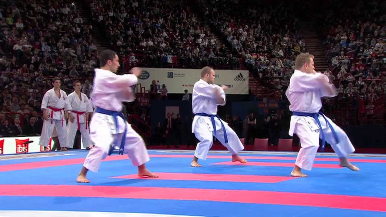 Bronze Kata Team France. WKF World Karate Championships 2012 | WORLD KARATE FEDERATION