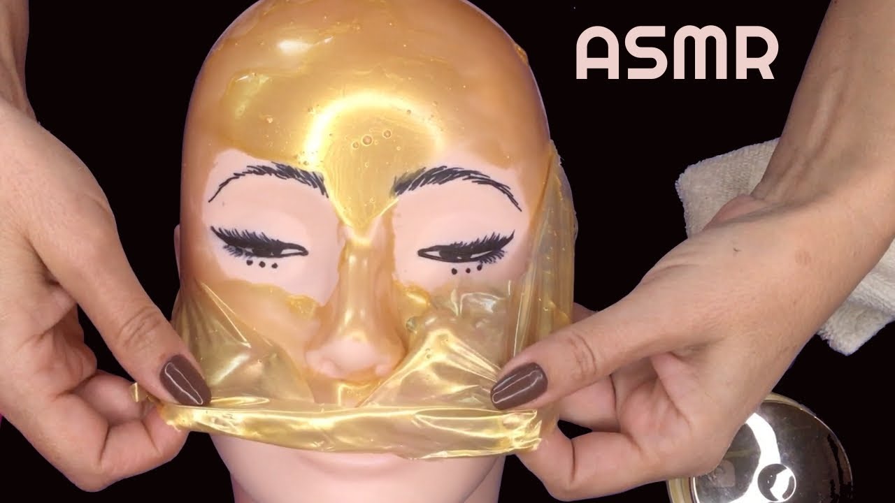 SPA ASMR : MASCHERA VISO Peel Off + Close-up Whispering ROLEPLAY ITA