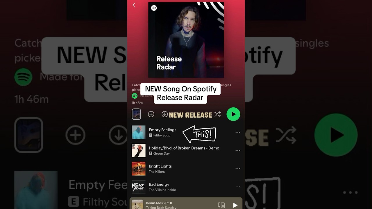 NEW Song Spotify Release Radar!
