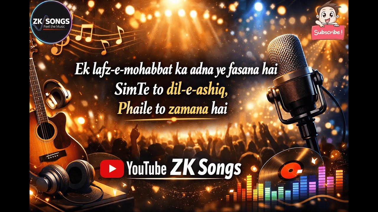 Ek Lafz-e-Mohabbat | Soulful AI Ghazal | Jigar Moradabadi | ZK Songs