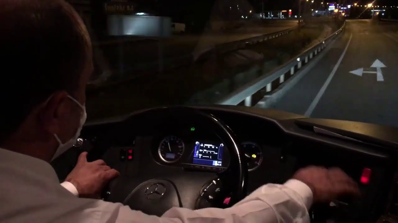 Retarder Sesi Eşliğinde Sungurlu Baktat Dinlenme Tesislerine  Anonslu Giriş