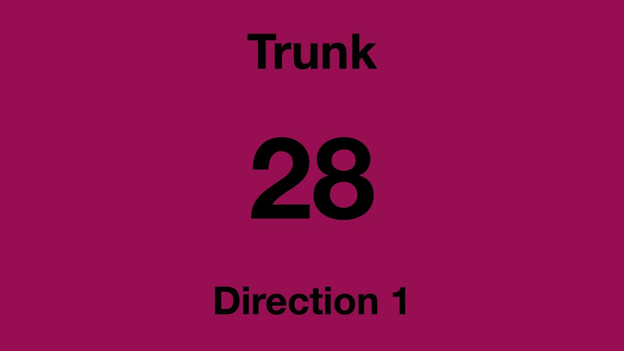 [SBS Transit] Trunk Bus Service 28 - Direction 1 Hyperlapse