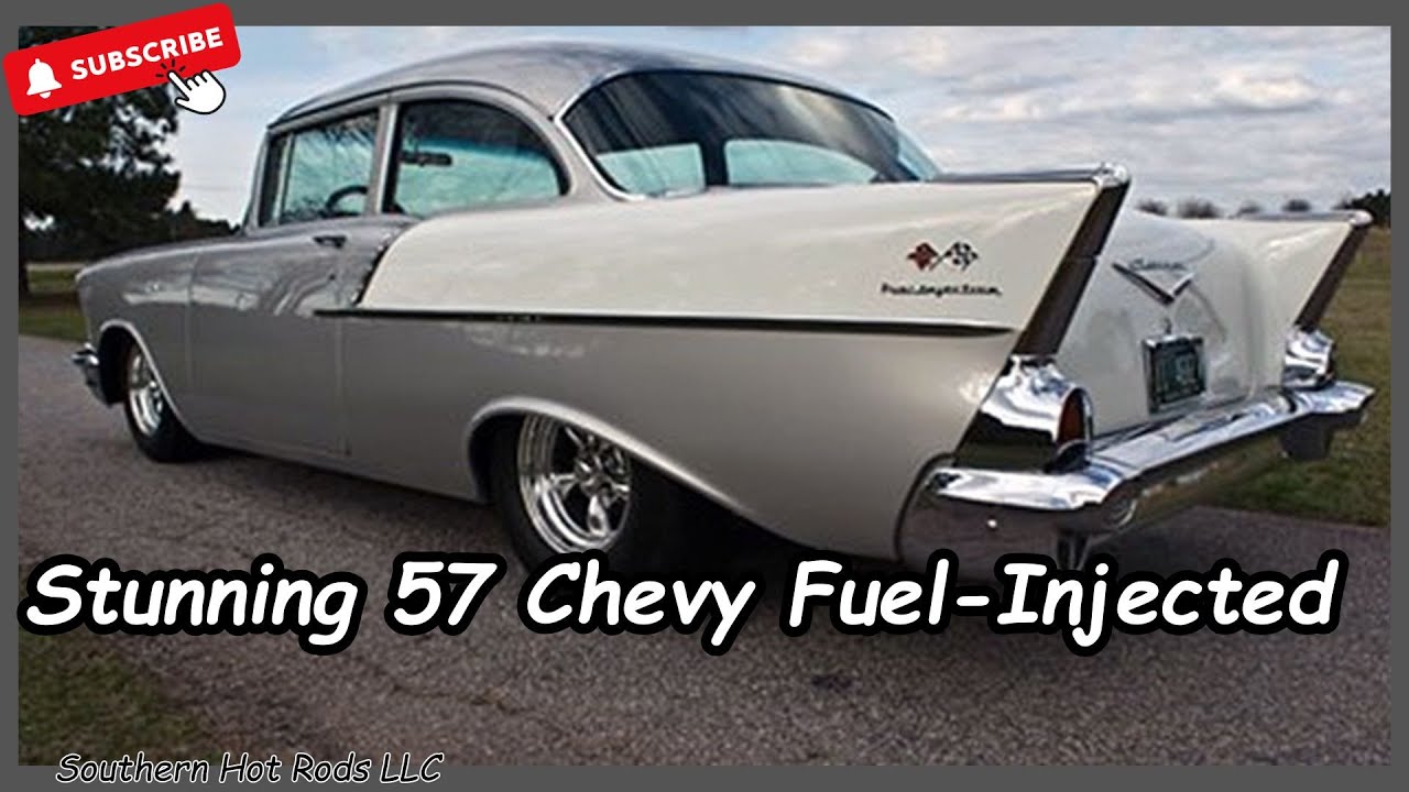 Rare Classic Car. 1957 Chevrolet 150 Business Coupe. Fuel Injected . Stunning Chevy Street Rod