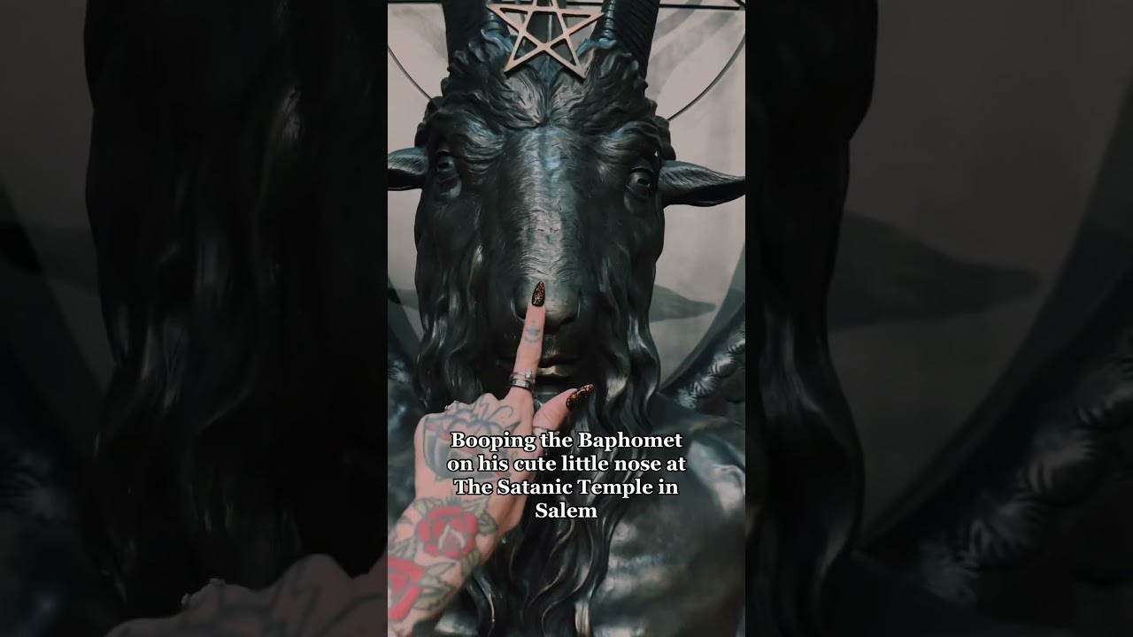 Exploring the Spooky Side of Salem! #salem #satan #baphomet