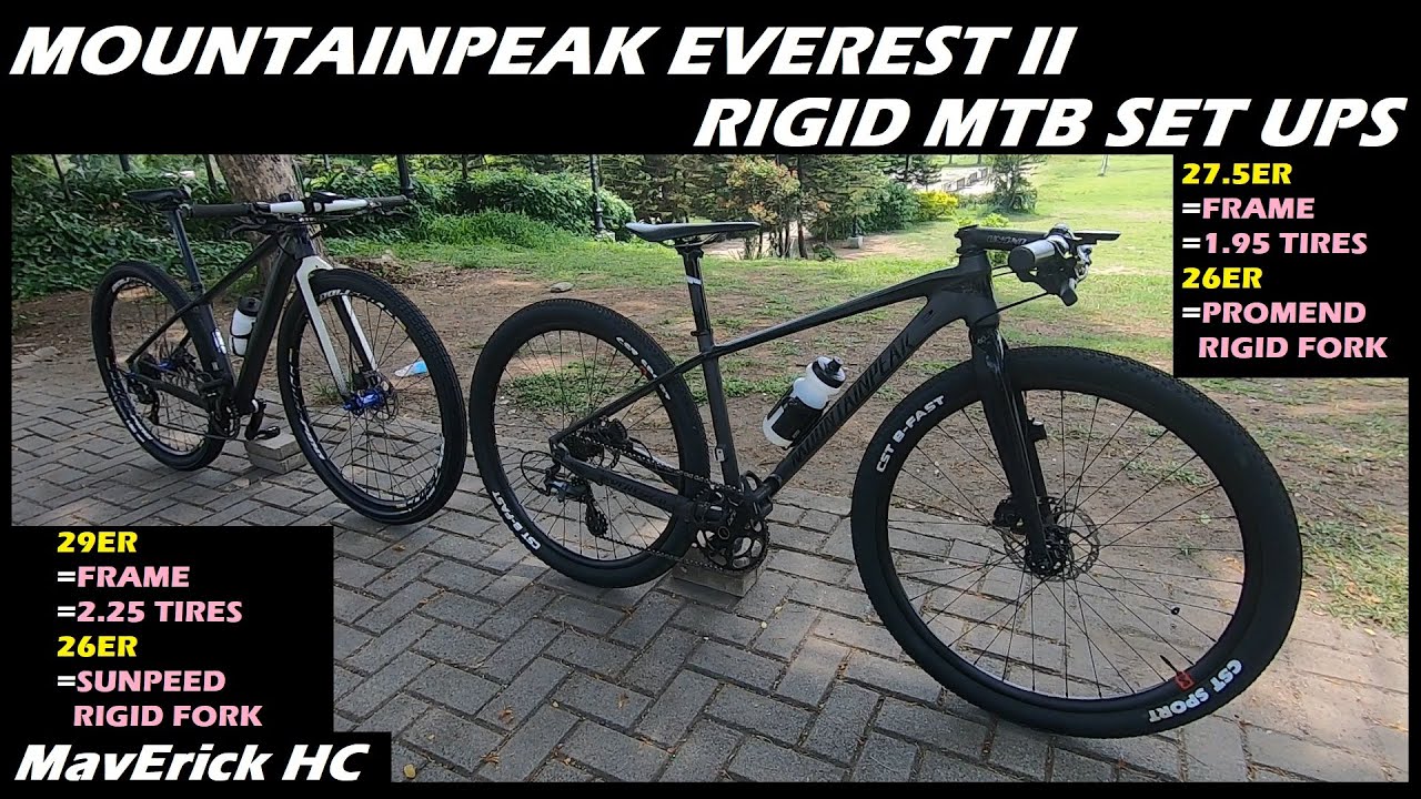 27.5ER & 29ER Mountainpeak Everest II Rigid MTB Set Ups By Marvin Garcia & Razzi Sabdani