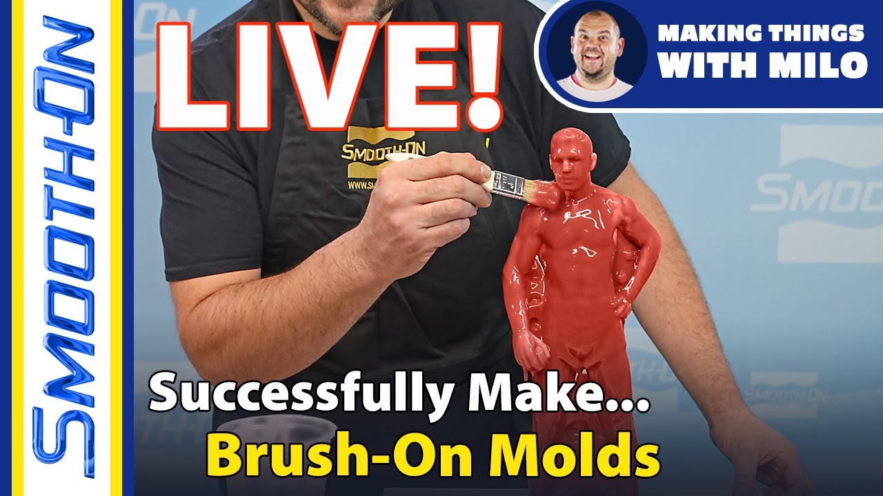 YouTube LIVE With Milo - How To Make Brush On Silicone Molds