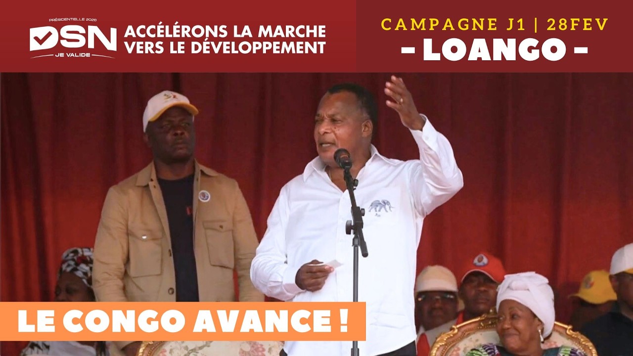 Discours puissant à Loango | Du Président Denis Sassou-Nguesso galvanise la population !