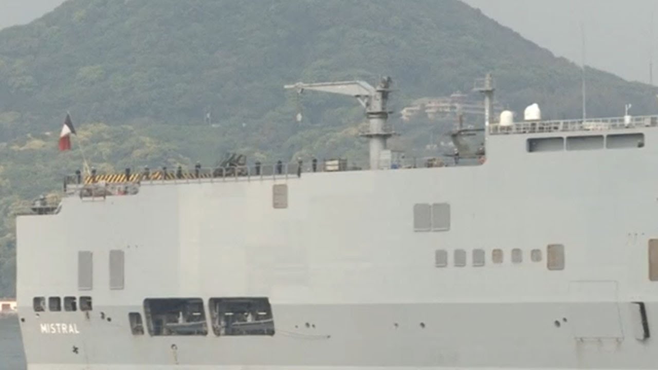 French navy ship arrives in Japan for military drill