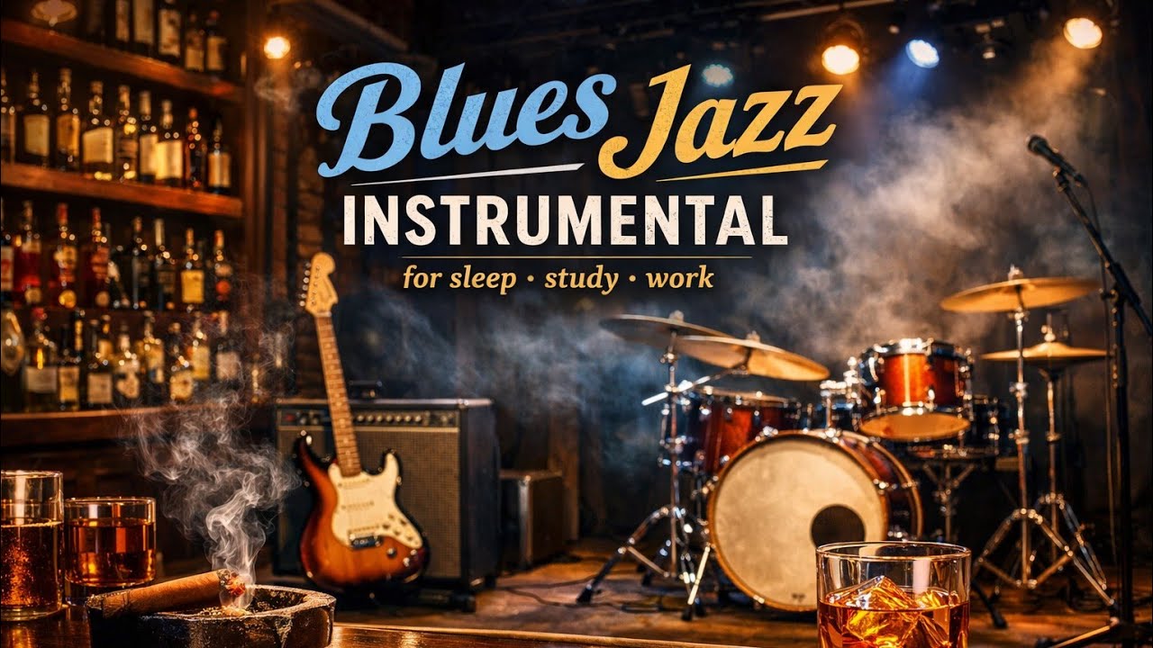 Blues Jazz instrumental for Relax and Sleep