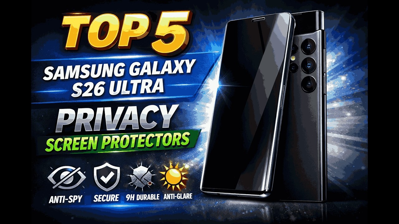 Top 5 Samsung Galaxy S26 Ultra Privacy Screen Protectors