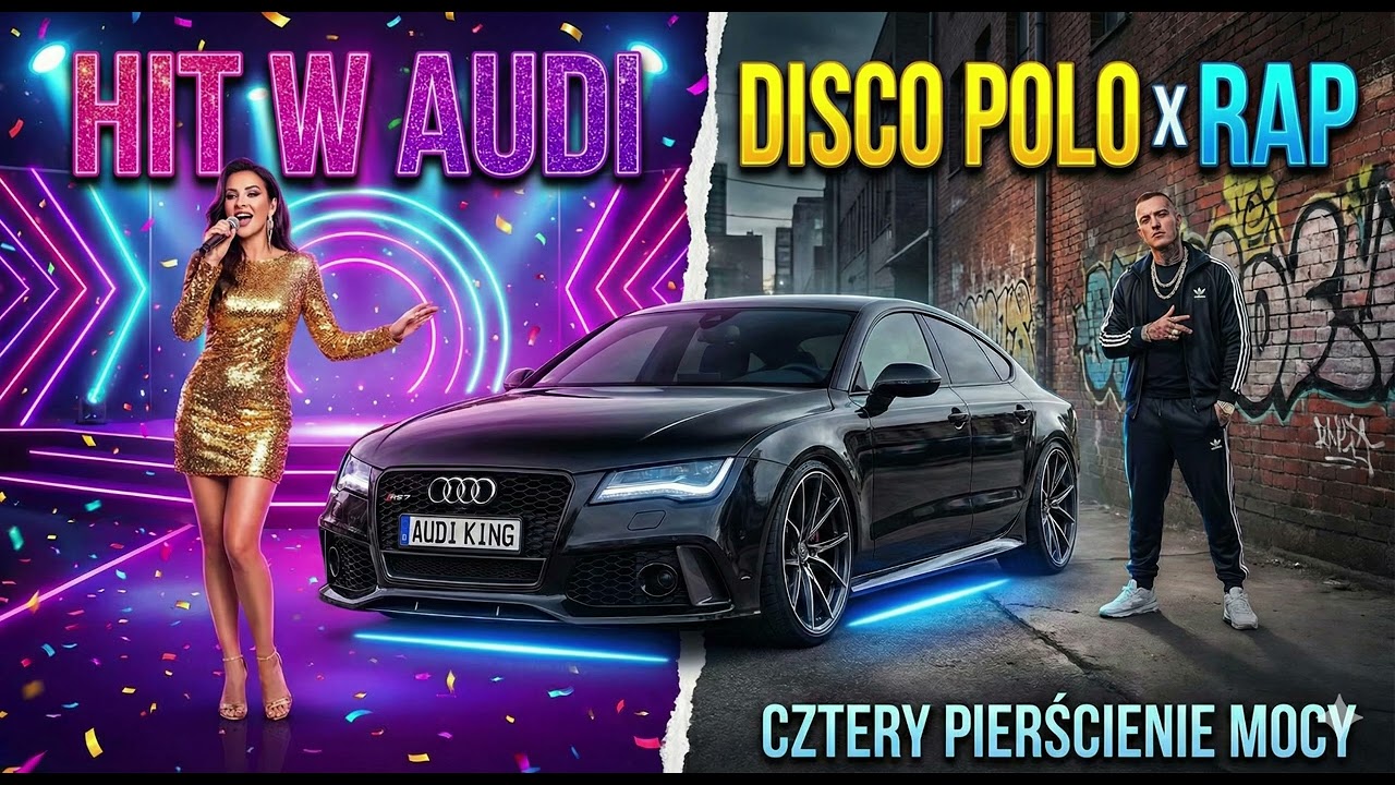 XRECORDS- CZTERY PIERŚCIENIE (Audi Hit) 🚗 DISCO POLO x RAP | Najlepsza Muza do Auta 2026 🔥