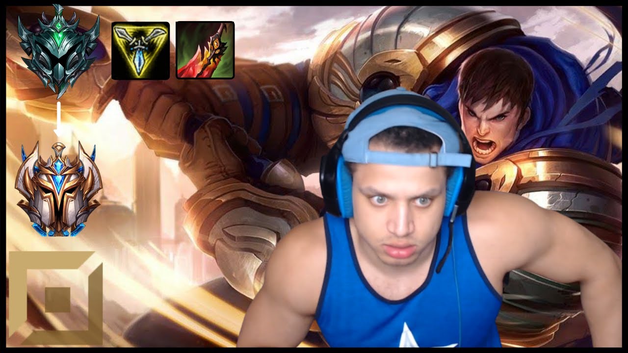 ⚡️ Tyler1 UNRANKED TO CHALLENGER TOP ONLY | Garen Top Gameplay ᴴᴰ ⭐10
