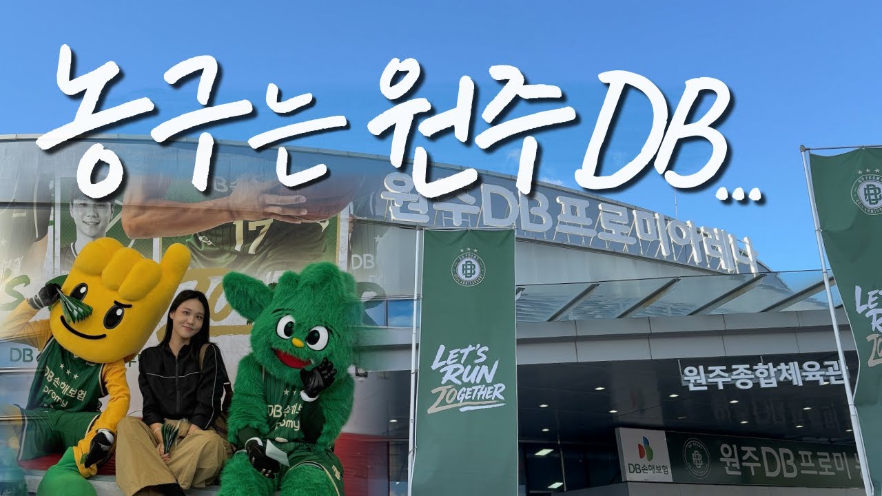 농구 입문은 원주 DB로 하면 됩니다🏀 | 농구직관브이로그 | 원주 DB 프로미 vs 안양 정관장 레드부스터스