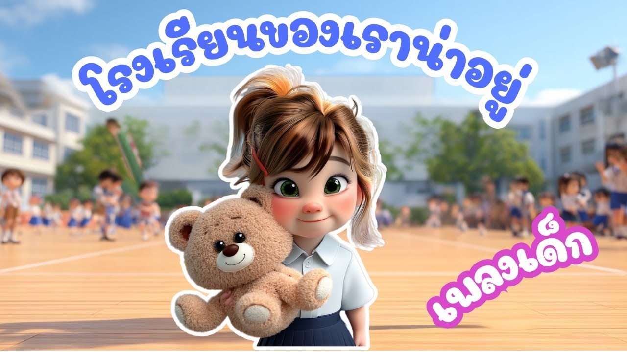 เพลง โรงเรียนของเราน่าอยู่ คุณครูใจดีทุกคน | เพลงเด็กอนุบาล 3D | หนูมาลี Melody