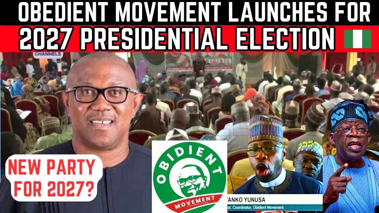 BREAKING NEWS 🗞️ PETER OBI OBEDIENT MOVEMENT LAUNCHES NEW LOGO, A NEW PARTY FOR 2027 ELECTION?