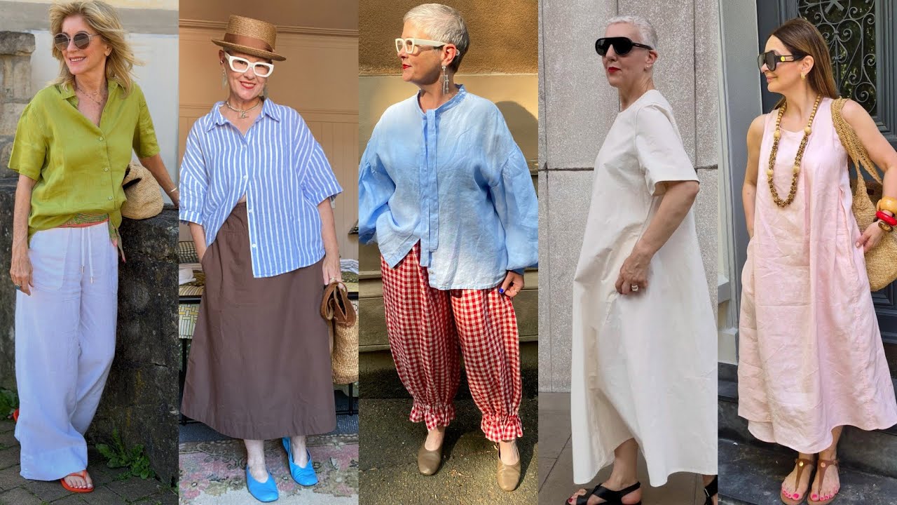 Natural Older Women OVER 50 60 70 | Summer Fashion 2026 For Women#summeroutfit