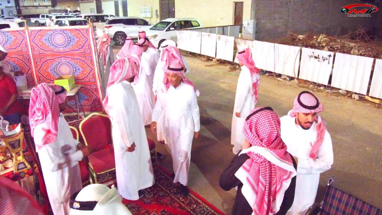 حفل الشاعر والمنشد فيصل بن معيض الهجله بمنزله الجديد