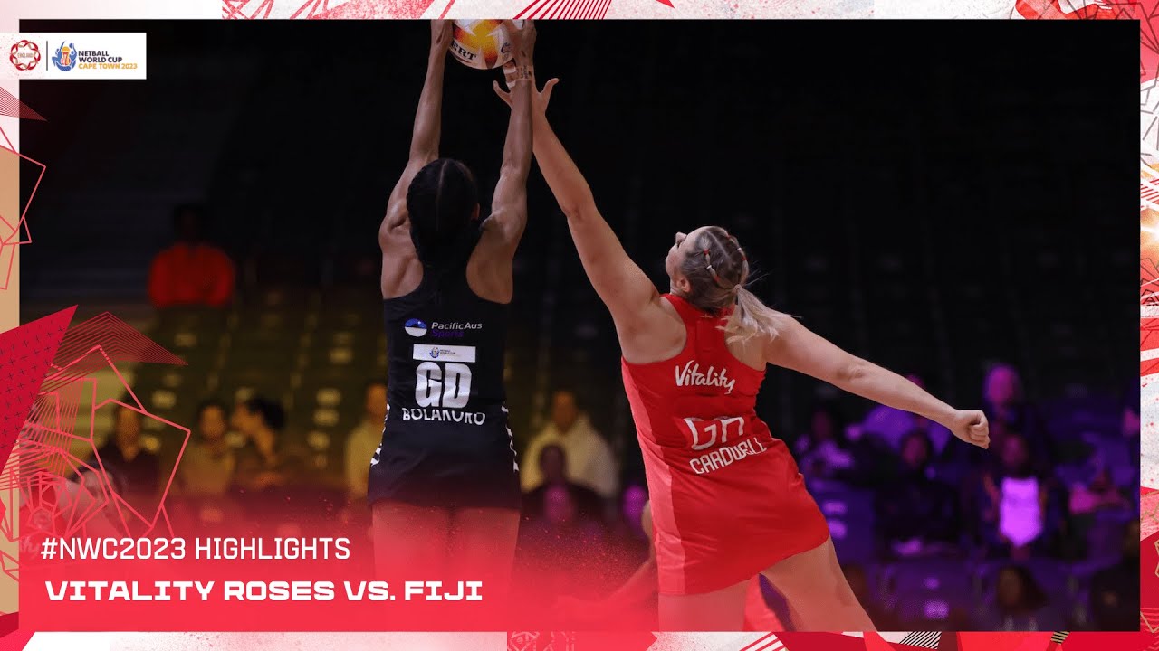 Vitality Roses vs Fiji | Netball World Cup 2023 Highlights