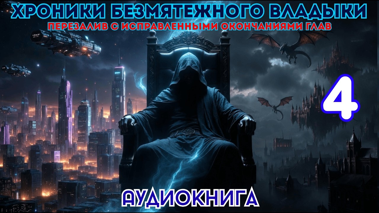 Полная Аудиокнига - 4 |  ПЕРЕЗАЛИВ | Хроники Безмятежного Владыки | Гримуар забытых истин.