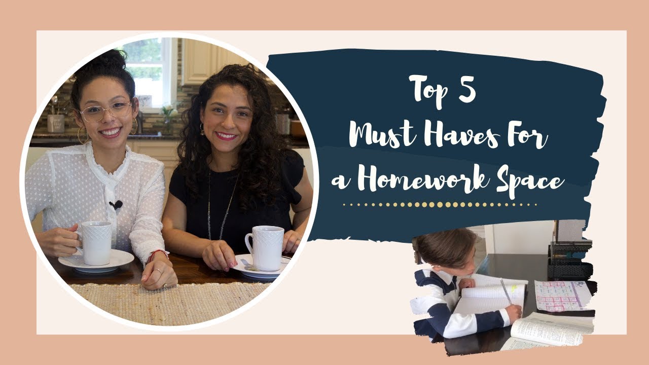 Creating a Homework Space | Top 5 MUST HAVES in a Homework Station