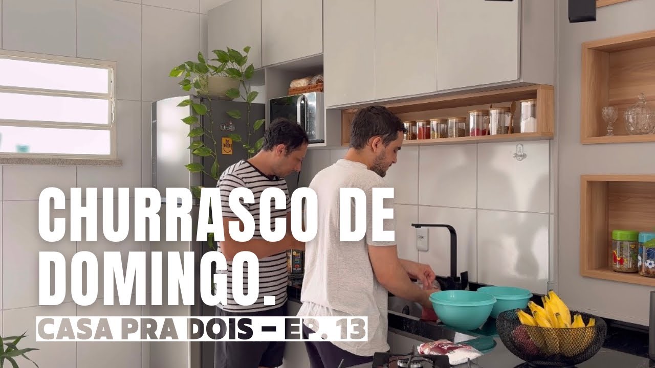 EP. 13 - FAZENDO CHURRASCO EM CASA PELA PRIMEIRA VEZ.