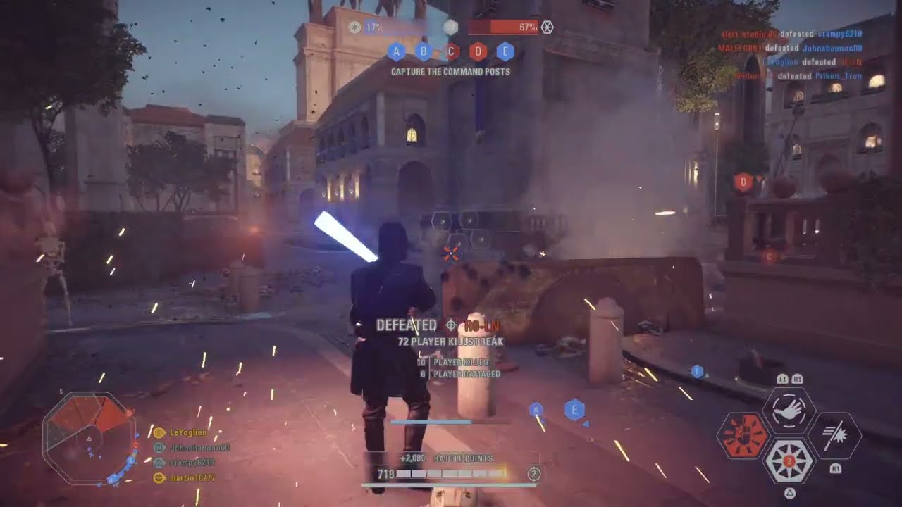 The Chosen One 150+ killstreak on Theed (One phase)
