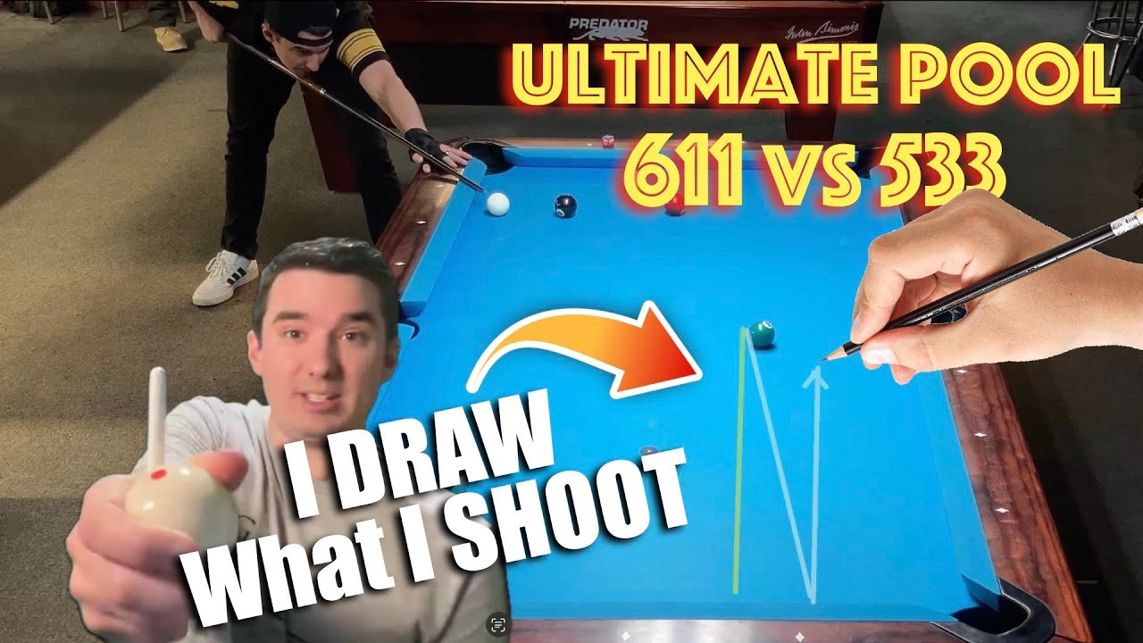 Play-by-play LEAGUE MATCH! Close finish!! Ultimate Pool Amateur 10-BALL Match 611 vs 533