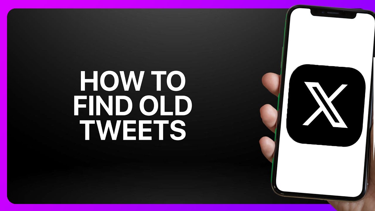 How To Find Old Tweets In X App (Twitter) ! Tutorial