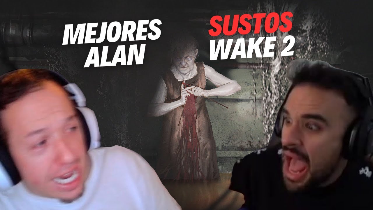 MEJORES SUSTOS illojuan y knekro | Alan Wake 2 [RECOPILACIÓN]
