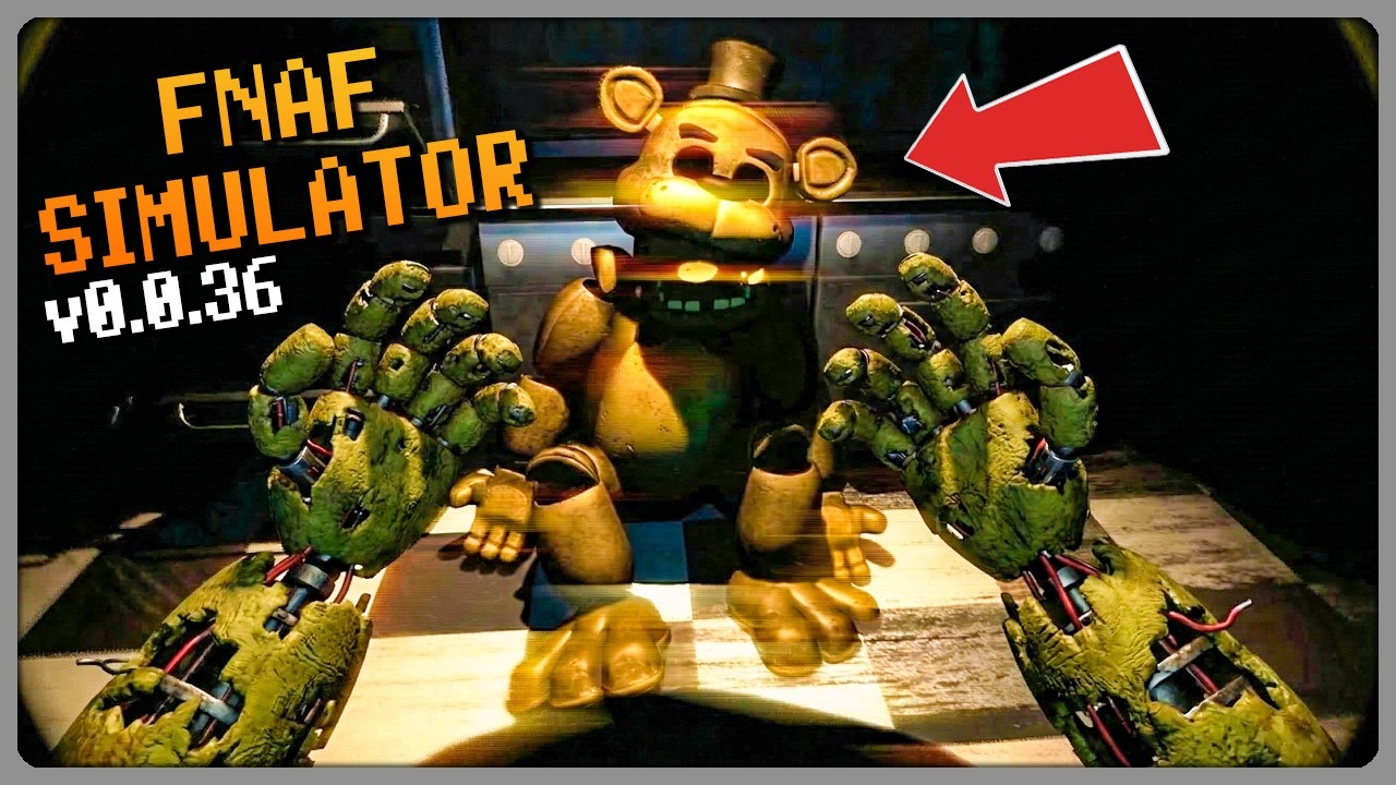 НАШЁЛ ГОЛДЕН ФРЕДДИ! ИГРА ЗА СПРИНГТРАПА! ✅ FNAF Simulator: REBIRTH #3