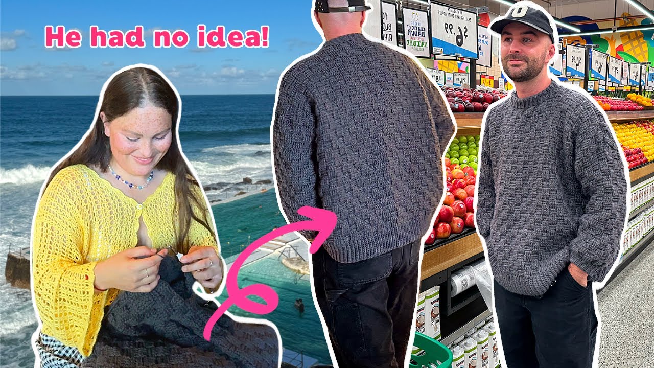 I Secretly Crocheted a Sweater for My Brother’s Birthday…🫣