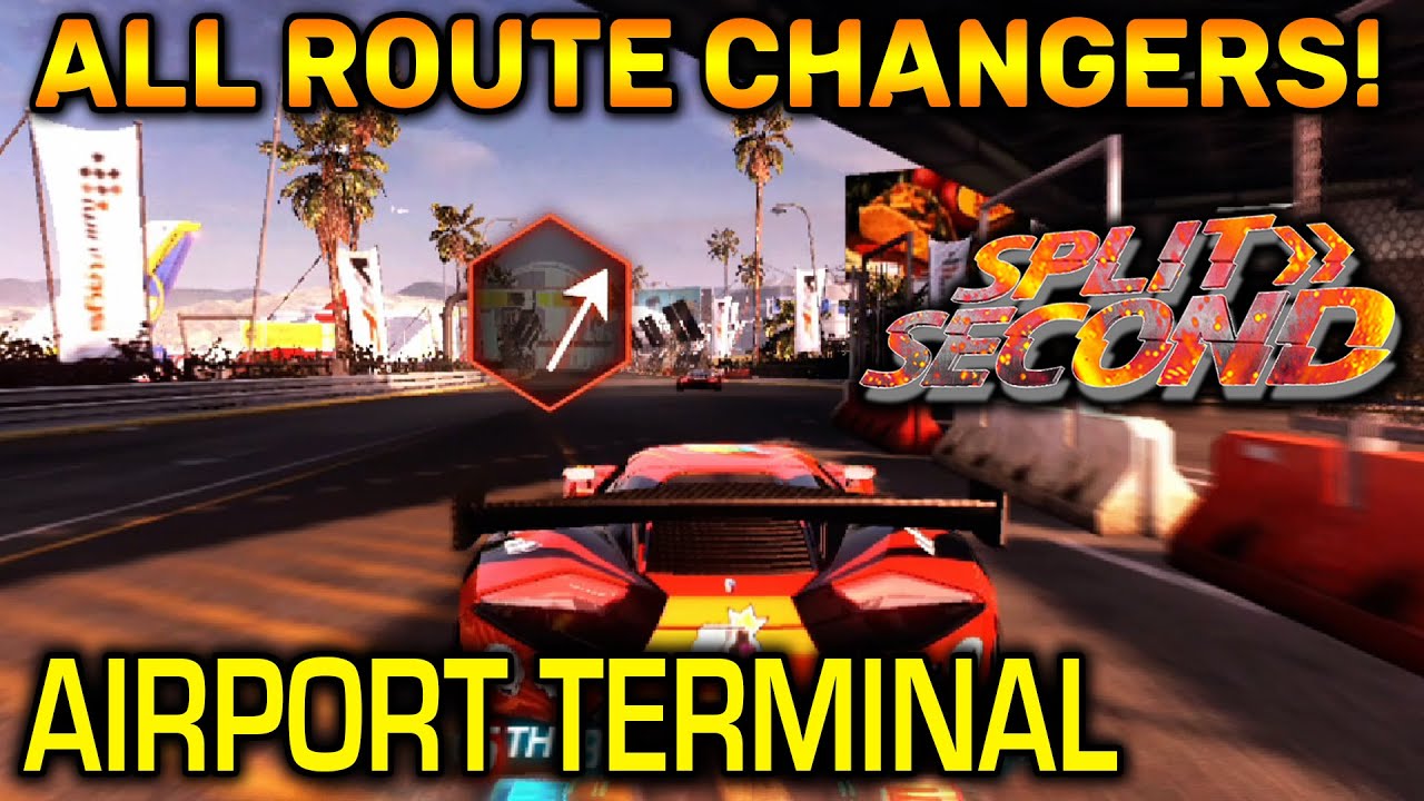 ALL ROUTE CHANGERS in Airport Terminal! | Split/Second